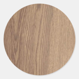 Ronde Stickers van houtnerf