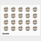 Ronde stickers (veen) (Vel)