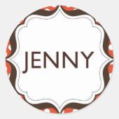 Ronde Stickers - volledige bloeding (Voorkant)