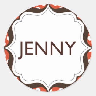 Ronde Stickers - volledige bloeding