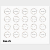 ronde stickers voor happy events (Vel)