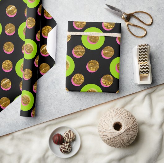 Ronde Sylinders Leuk Popping Cheer Cadeaupapier (Crafts)