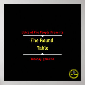 Ronde tafel Poster