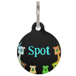 Ronde tag huisdierpenning