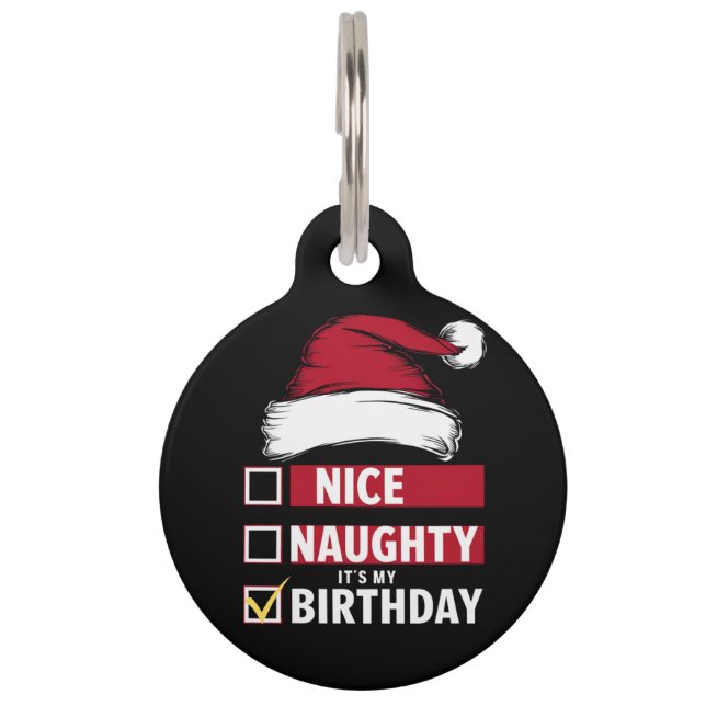 Ronde tag huisdierpenning (Voorkant)