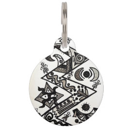 Ronde tag huisdierpenning