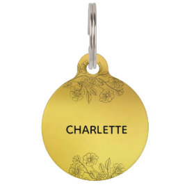 Ronde tag huisdierpenning