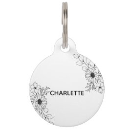 Ronde tag huisdierpenning