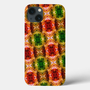 Ronde tekening genereert rode, groene en gouden vo Case-Mate iPhone case
