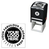 Ronde tekst Custom Rubber Stamp Zelfinkt Zelfinktende Stempel (In situ)