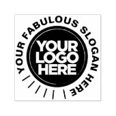 Ronde tekst Custom Rubber Stamp Zelfinkt Zelfinktende Stempel (Design)