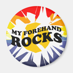 Ronde tennismagneten - met tennisbal ontwerp magneet