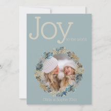 Ronde Tropische kerstblauwe foliage Foto Lijst