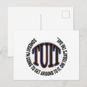 "Ronde TUIT Briefkaart (Voorkant / Achterkant)