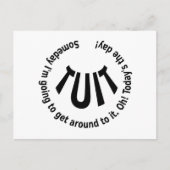 Ronde TUIT Briefkaart (Voorkant)