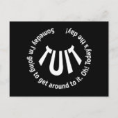 Ronde TUIT Briefkaart (Voorkant)