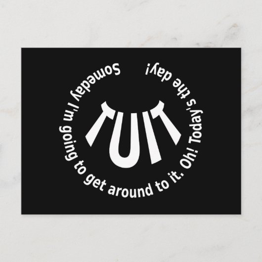 Ronde TUIT Briefkaart (Voorkant)