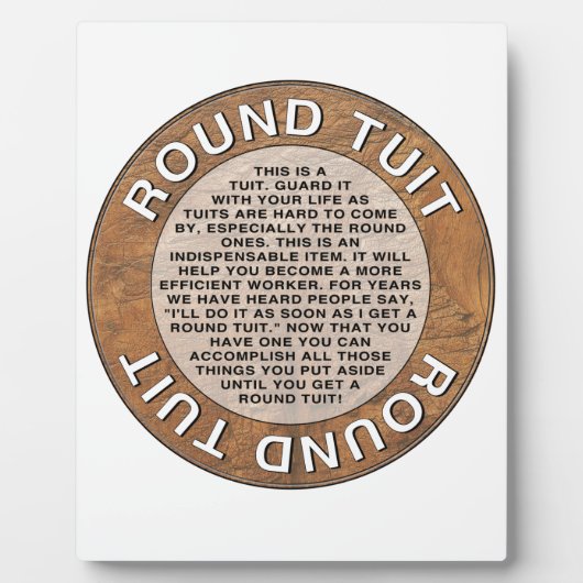 Ronde Tuit Fotoplaat (Voorkant)