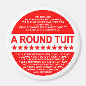 Ronde Tuit Fridge Magnet (Voorkant)