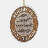 Ronde Tuit Keramisch Ornament (Rechts)