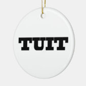 Ronde Tuit Keramisch Ornament (Links)