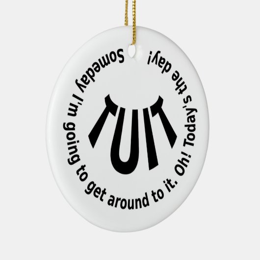 Ronde TUIT Keramisch Ornament (Rechts)