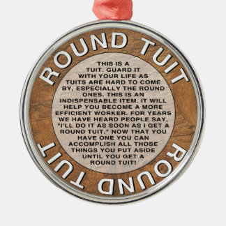 Ronde Tuit Metalen Ornament