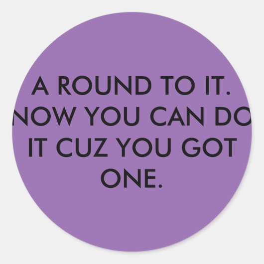 ronde tuit ronde sticker (Voorkant)