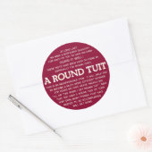Ronde Tuit Ronde Sticker (Envelop)