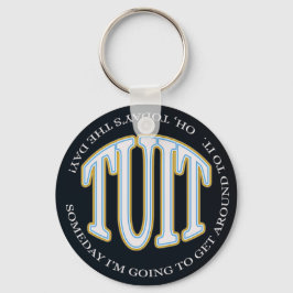 Ronde TUIT Sleutelhanger