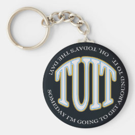 Ronde TUIT Sleutelhanger