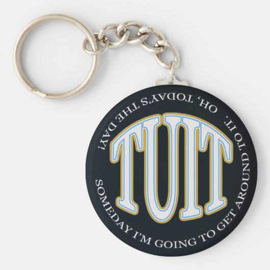 Ronde TUIT Sleutelhanger (Voorkant)