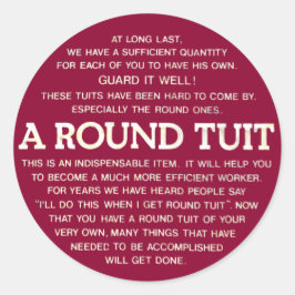 Ronde Tuit Sticker