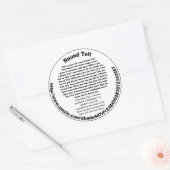 Ronde Tuit Sticker (Envelop)