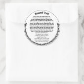 Ronde Tuit Sticker (Tas)