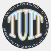 Ronde Tuit Stickers (Voorkant)