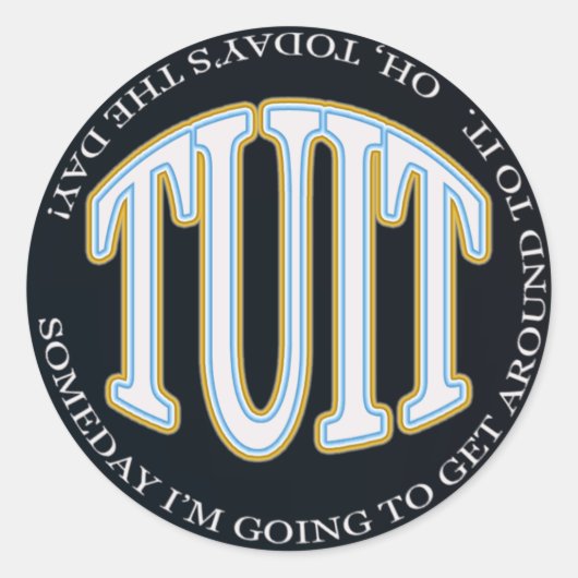 Ronde Tuit Stickers (Voorkant)