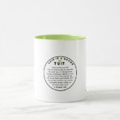 RONDE TUIT Tweekleurig Mok (Midden)