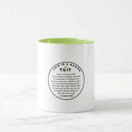 RONDE TUIT Tweekleurig Mok