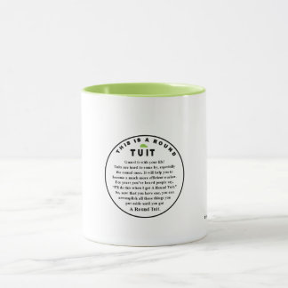 RONDE TUIT Tweekleurig Mok