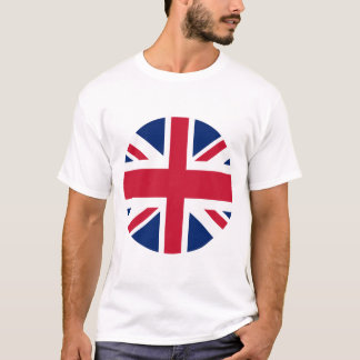 Ronde Union Jack heren- T-shirt