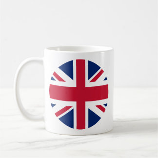 Ronde Union Jack-koffiemok Koffiemok