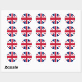 Ronde Union Jack Sticker (Vel)