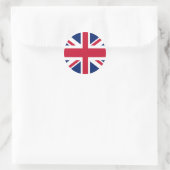 Ronde Union Jack Sticker (Tas)