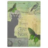 Ronde van Chat Noir Collage in Parijs Klembord (Achterkant)