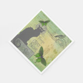  Ronde van Chat Noir Collage in Parijs Servet (Hoek)