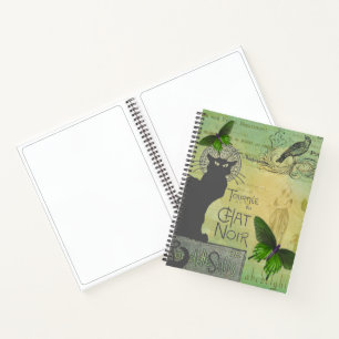 Ronde van Chat Noir Collage Sketch Notitieboek