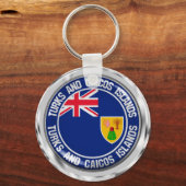 Ronde van de eilanden van de Turks- en Caicoseilan Sleutelhanger (Voorkant)