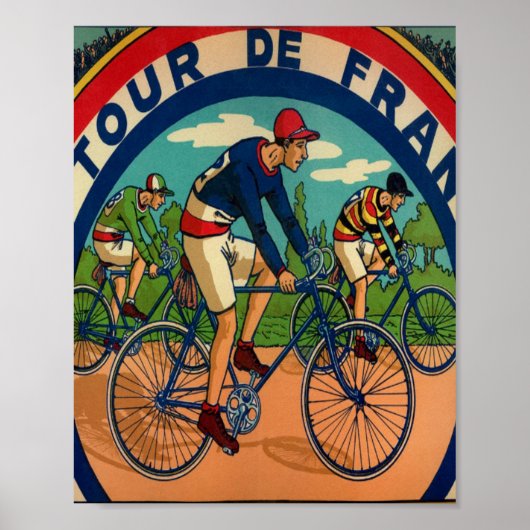 Ronde van De France Vintage Poster (Voorkant)