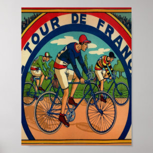 Ronde van De France Vintage Poster